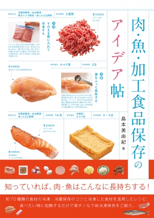 肉や魚を賢く保存 約70種類の食材の保存のコツが載った 肉 魚 加工食品保存のアイデア帖 が発売 Trendia